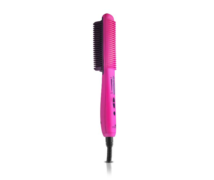 Cepillo Alaciador Cerámico Multiusos Hot Pink Royale