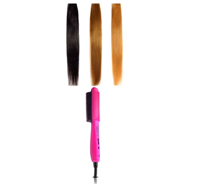 Cepillo Alaciador Cerámico Multiusos Hot Pink Royale