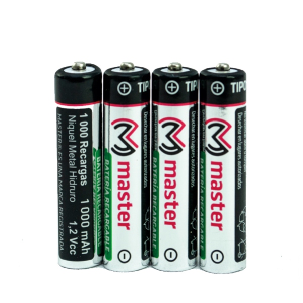 Kit de Control para Pantallas TCL + Cargador de Baterías + 4 Baterías Recargables AAA / Master / K-CCP04