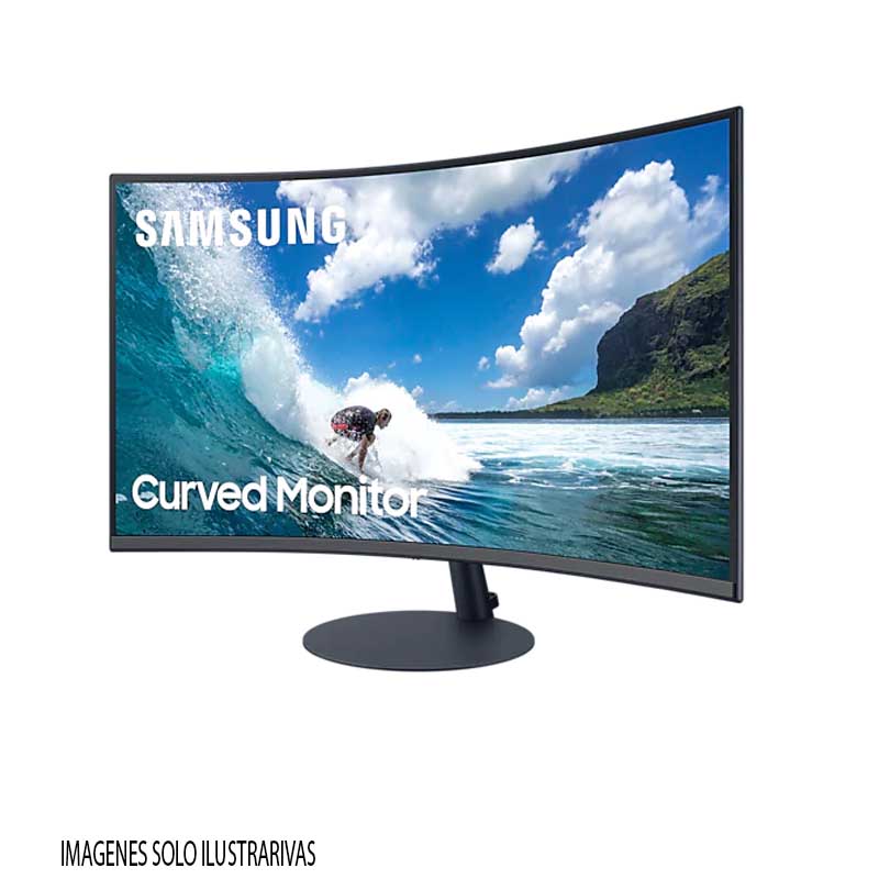 Monitor Curvo Samsung 32 Pulgadas 4 Ms 75 GHZ Vga Hdmi Dp LC32T550FDLXZX