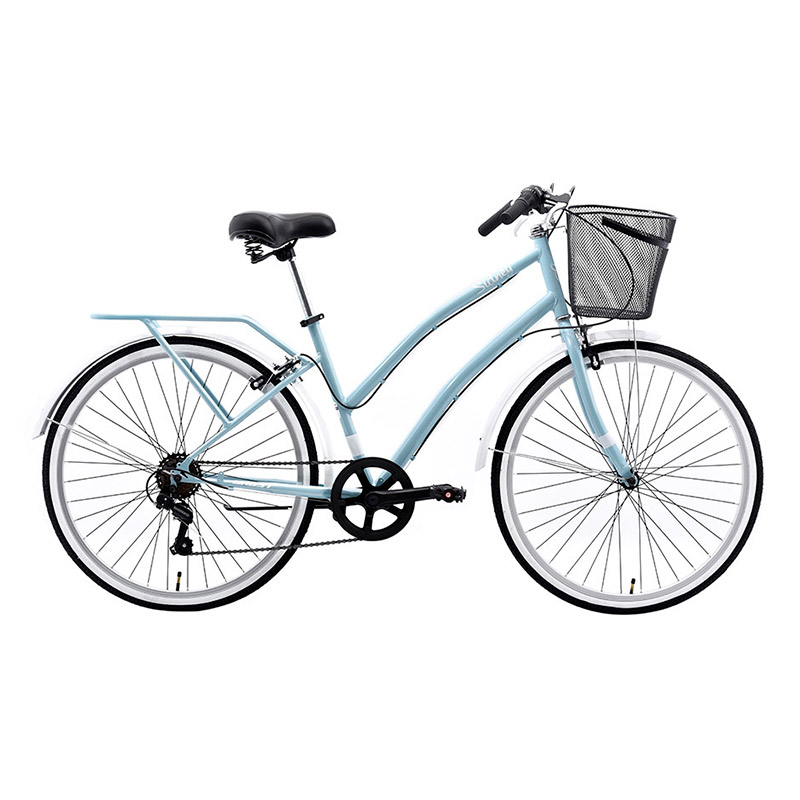 Bicicleta Ghost Sidney City Rodada 26 Azul Urbana