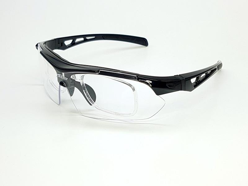Lentes De Sol Deportivos Panlees SP017 Negro/Negro Ciclismo Micas Intercambiables