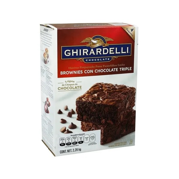 Harina para Preparar Brownies de Chocolate Ghirardelli 2.26 kg