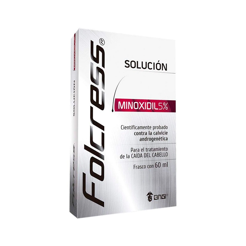 Folcress 5% Solución Botellas Con 60 mL OFERTA  Tratamiento Capilar