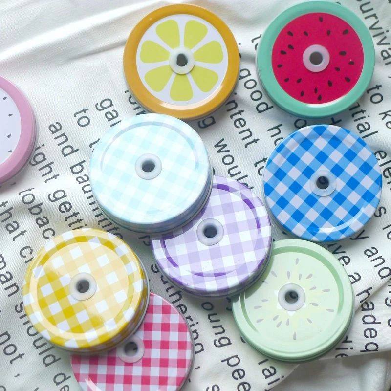 12 Tapas Rosa para Frasco Mason Jars Mantel