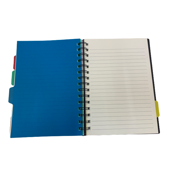 Cuaderno Con Espiral Con 4 Separadores Tamano A5