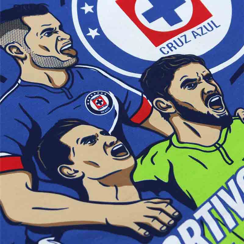 Playera Niño Jugadores CA Marca Cruz Azul Producto Oficial