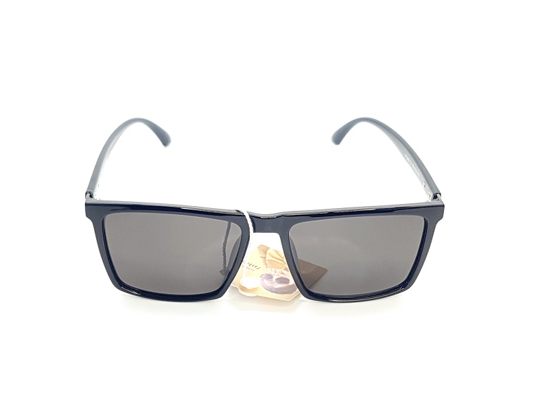 Lentes De Sol Marina D7289 Polarizados Negro Brillante