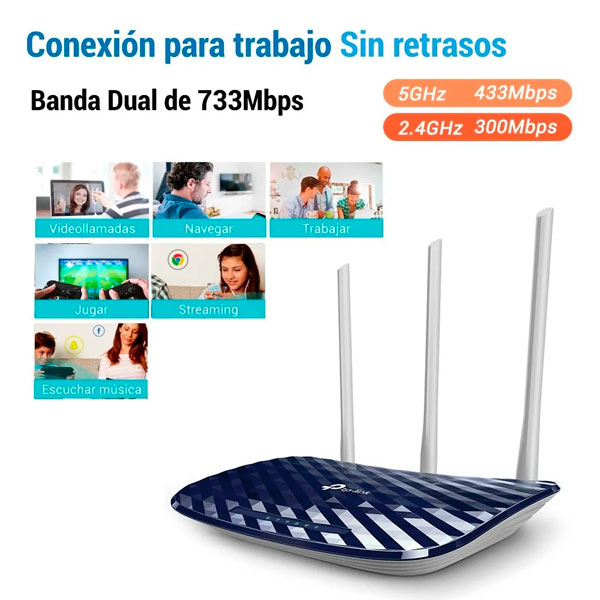 Router Tp-link Archer C20 Ac750 Dualband Inalámbrico