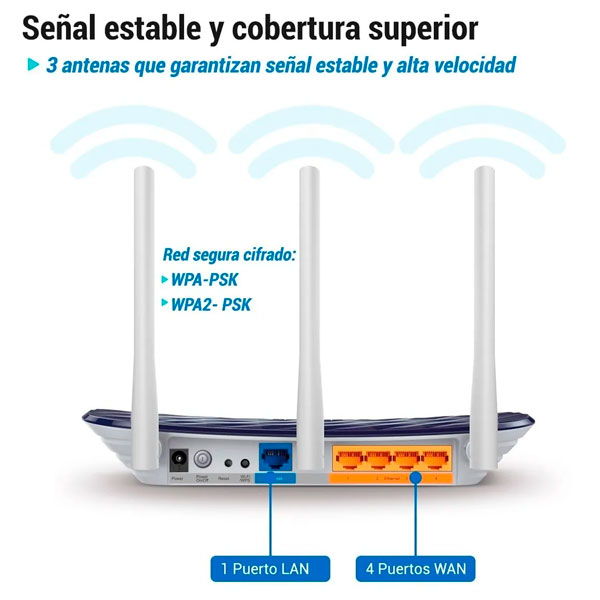 Router Tp-link Archer C20 Ac750 Dualband Inalámbrico