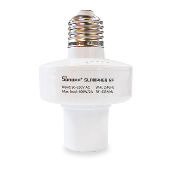 Socket Smart Wifi para foco rosca On/off Sonoff Slampher Rf