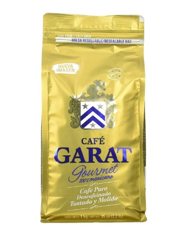 Café Molido Descafeinado Gourmet Garat 100% Mexicano 1.1 Kg