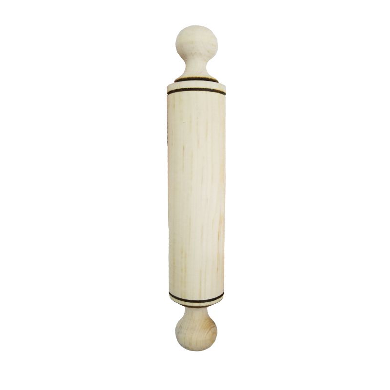 Rodillo Para Cocina De Madera Pino Rígido Resistente Artesanal