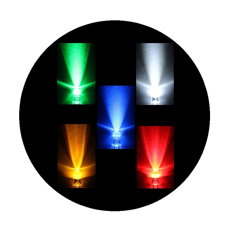 100  Leds Ultrabrillantes de 5mm / Varios Colores