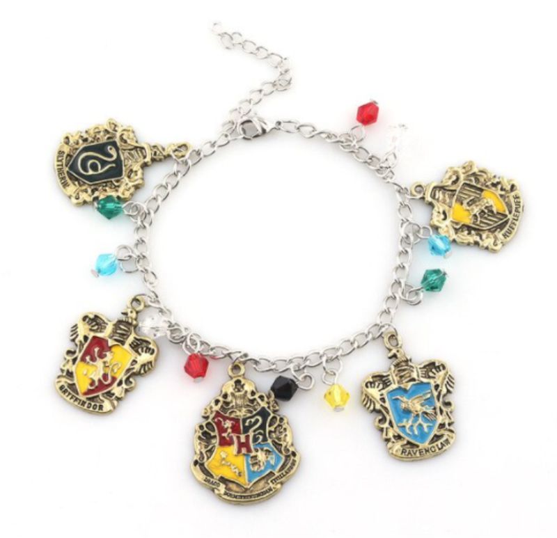 Pulsera Harry Potter Dijes Casas Hogwarts 