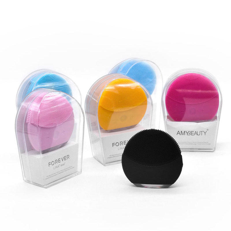 Cepillo Limpiador Facial Eléctrico De Silicón Recargable Usb.