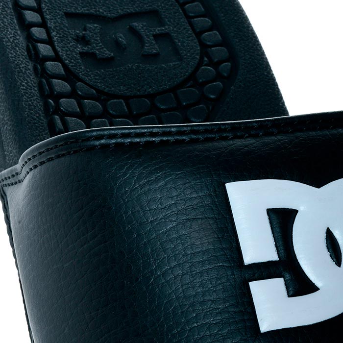 Sandalias DC Hombre LOGO Negro