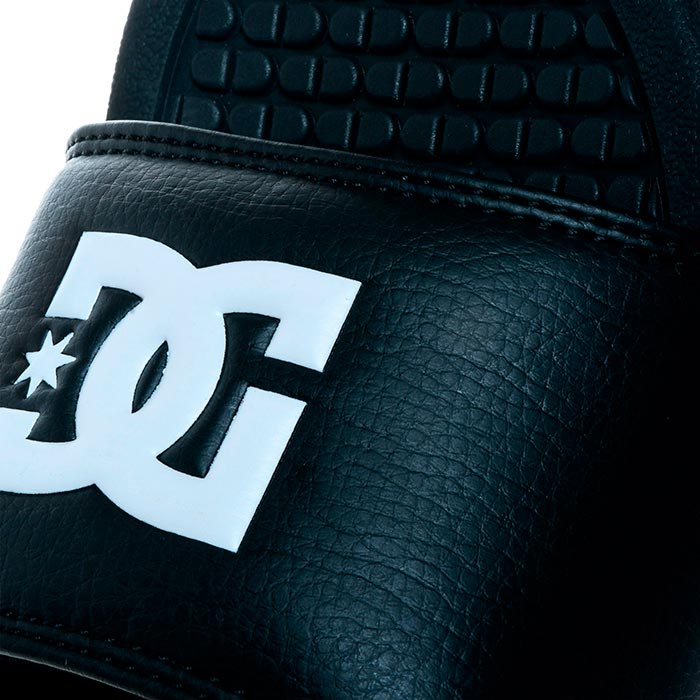 Sandalias DC Hombre LOGO Negro