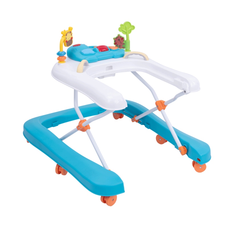 Andadera Caminadora D'Bebe Jungle 2 en 1 Azul END8*