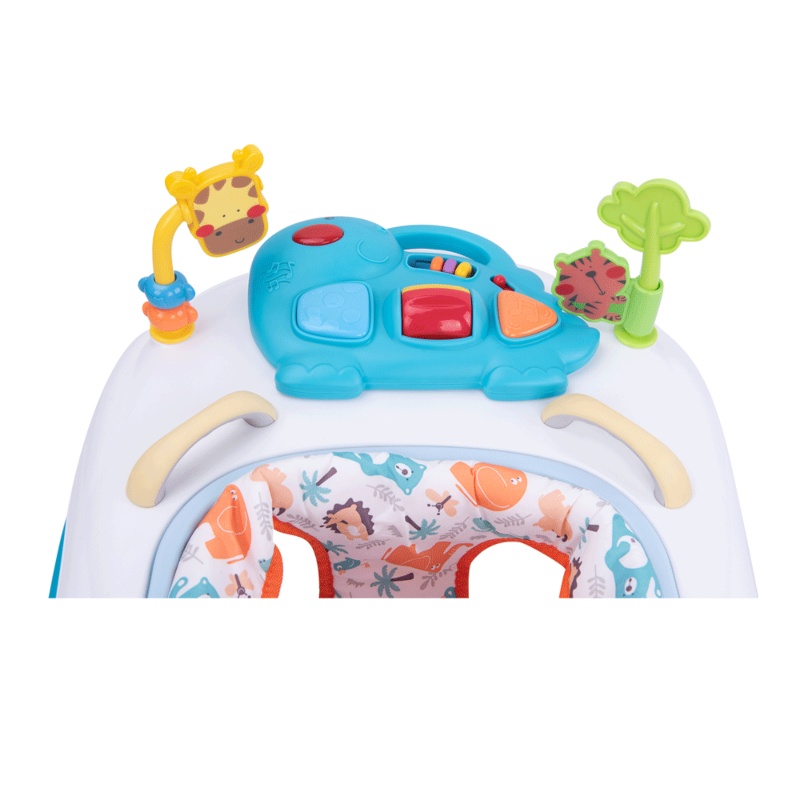 Andadera Caminadora D'Bebe Jungle 2 en 1 Azul END8*