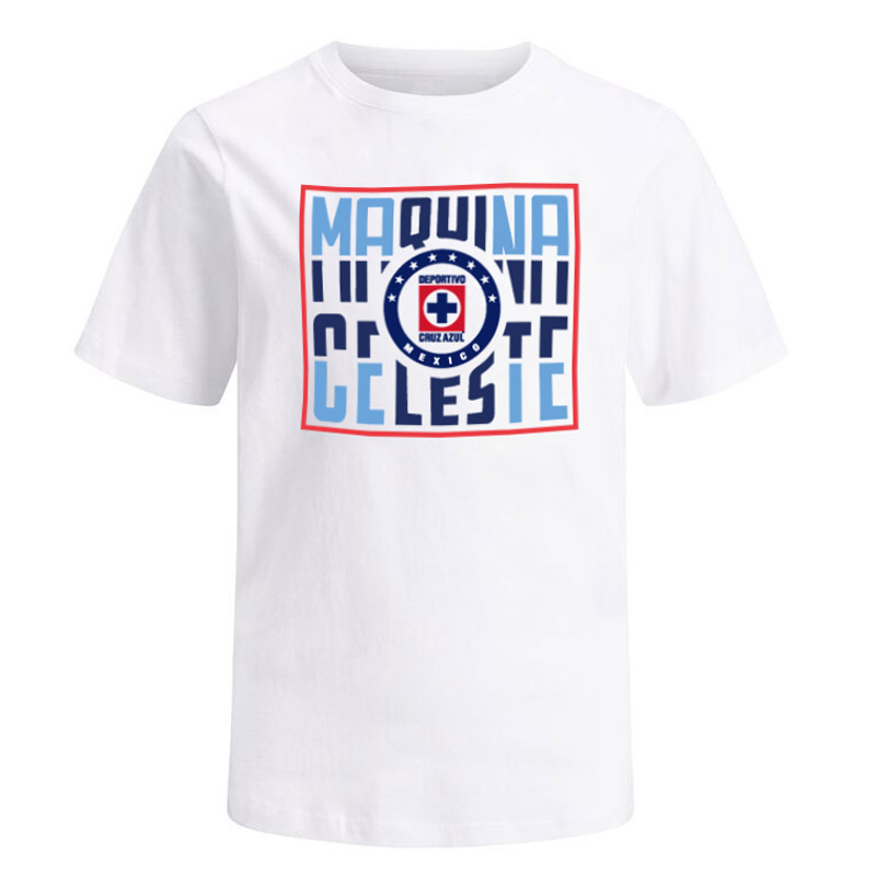 Playera Maquina Celeste marca Cruz Azul Producto Oficial