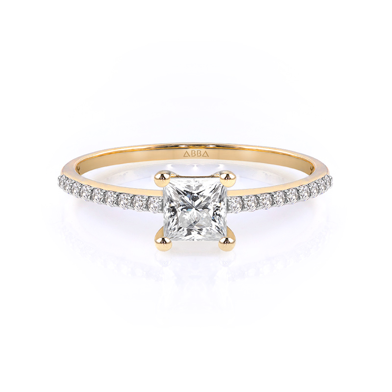 ANILLO DE COMPROMISO MÍA ORO 14K ABBA JOYAS