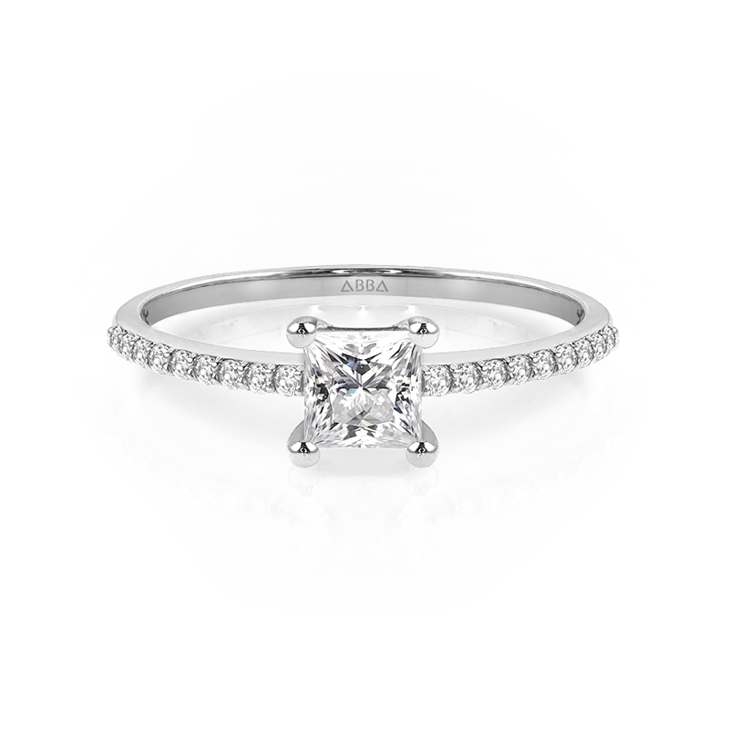 ANILLO DE COMPROMISO MÍA ORO 14K ABBA JOYAS