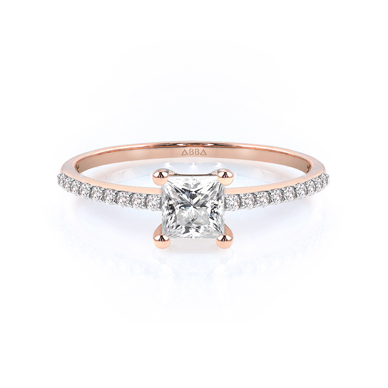 ANILLO DE COMPROMISO MÍA ORO 14K ABBA JOYAS