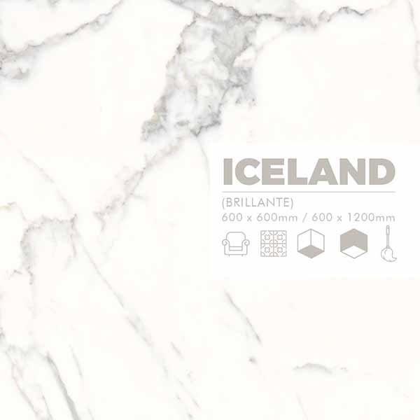 Piso Porcelanato Ozlich Iceland 60x60 cm