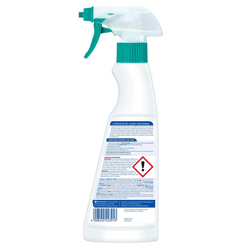 Limpiador De Acero Inoxidable Espuma 250 Ml Dr. Beckmann 