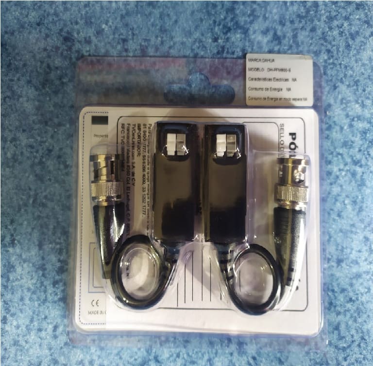 Video Balum CONECTOR CAMARA SEGURIDAD 1080p Cableado por UTP CASA NEGOCIO OFICINA INTERNET PASIVO