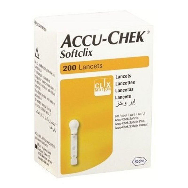 Lancetas Accu-Chek Softclix caja con 200 lancetas