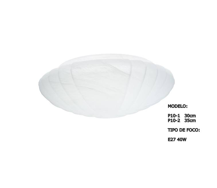 Plafon Leda 2 P10/2 Blanco 35x35 cm