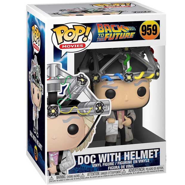 Funko Pop! Volver al Futuro - Doc Brown con casco
