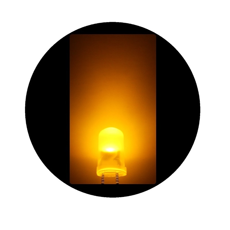 900  Leds DIFUSOS de 5mm / Varios Colores