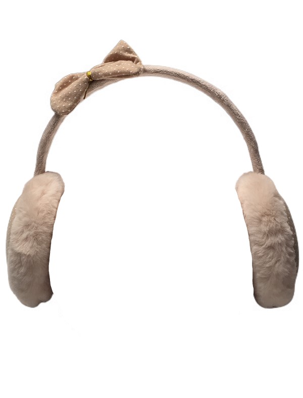 OREJERAS PARA INVIERNO DE NIÑA BEIGE