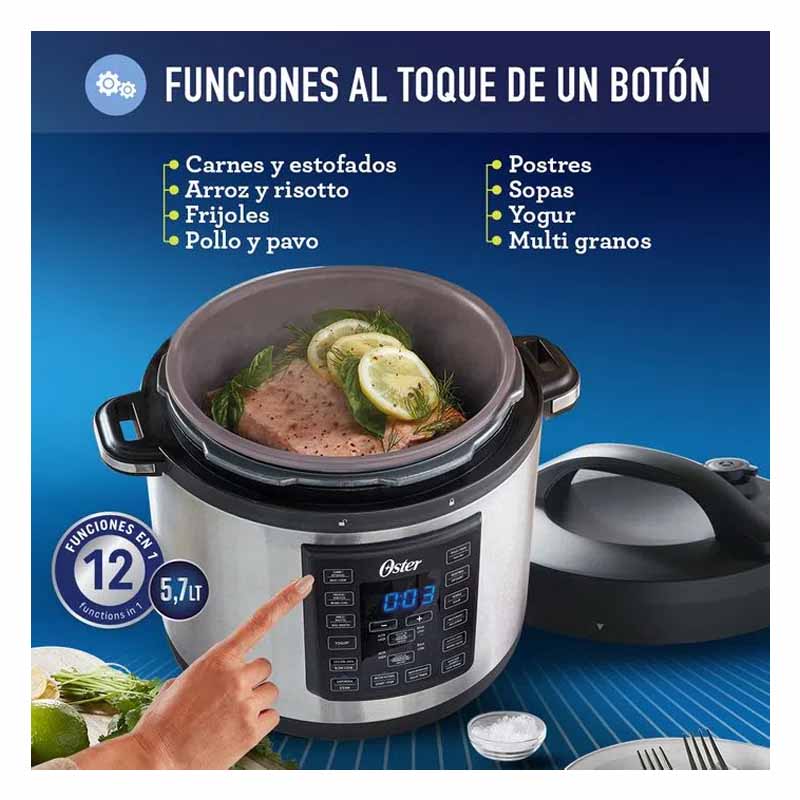 Olla Multi-función rápida Oster 12 funciones CKSTPCEC6801