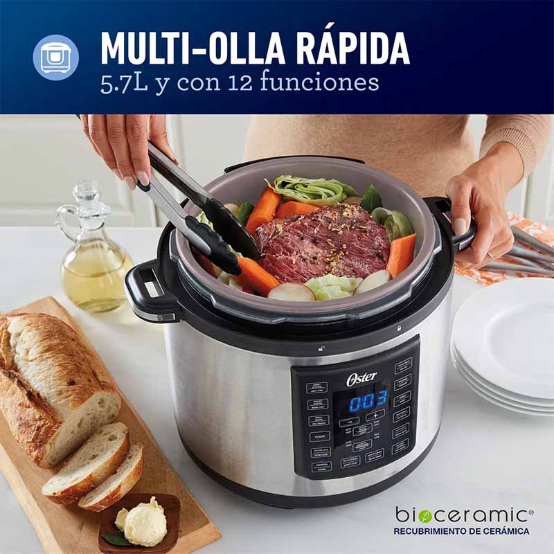Olla Multi-función rápida Oster 12 funciones CKSTPCEC6801
