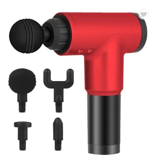 Pistola Masajeadora Con Accesorios Incluidos Recargable Varios Colores