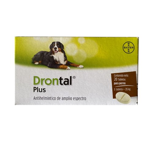Drontal Plus 35 kg Caja con 20 Tabletas Bayer
