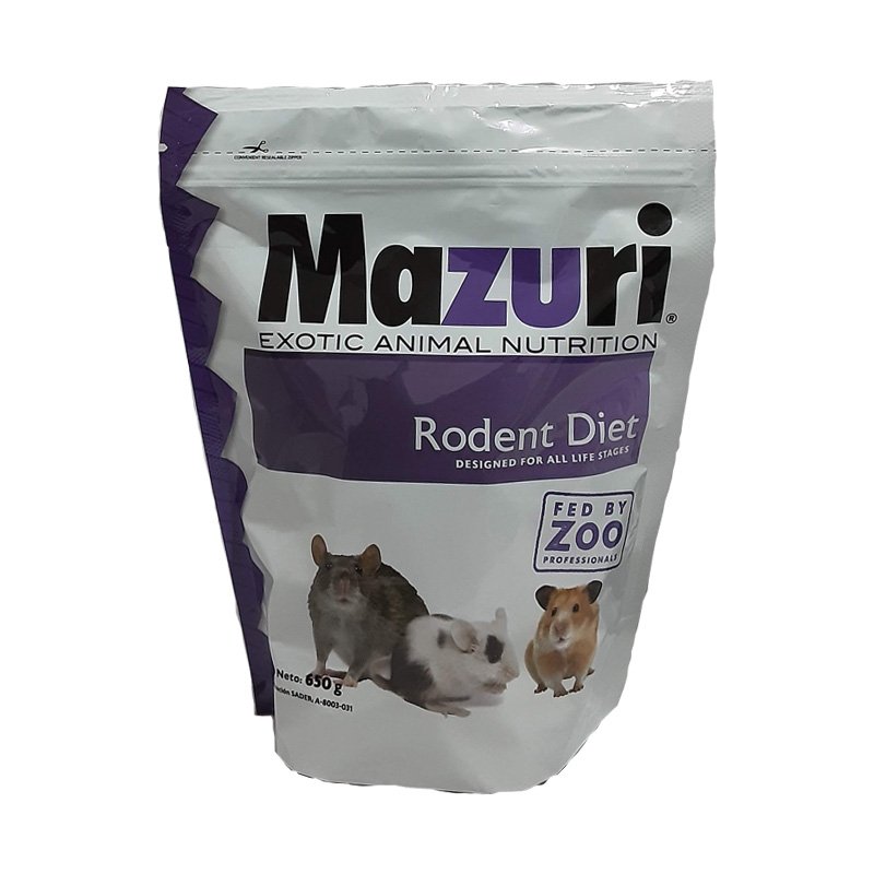Mazuri Rodent Diet Ratones Hamsters Gerbos 650 Grs