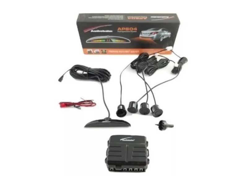 Sensor De Reversa Universal Con Display Audio 4 Puntos Aps-04