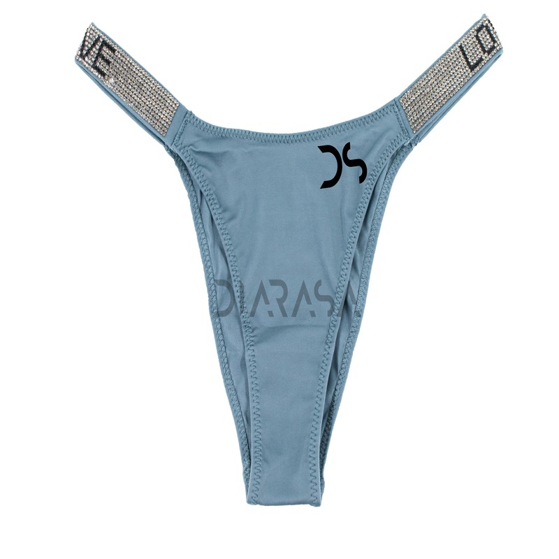 Tanga Lenceria Sexys Dama Con Pedrería Brazilian