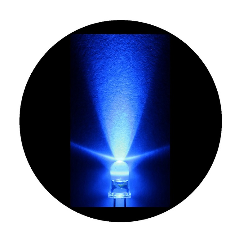 1 Led Azul De 5Mm