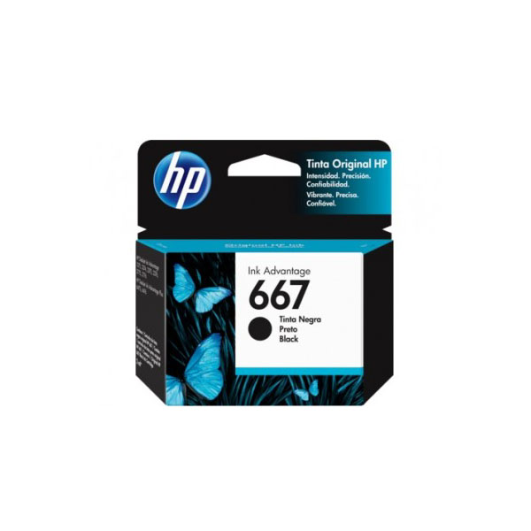 CARTUCHO HP 667, Negro