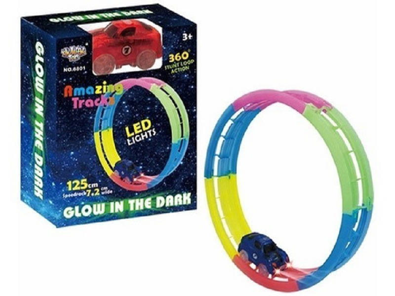 Nuevo Pista Amazing Tracks Led Luminosa Flexible Colores Kids