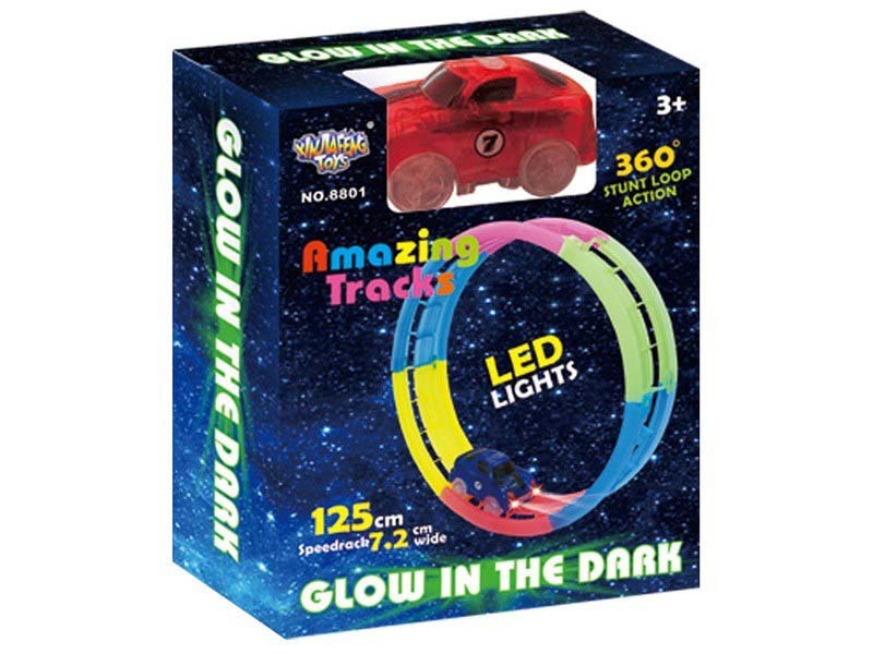 Nuevo Pista Amazing Tracks Led Luminosa Flexible Colores Kids
