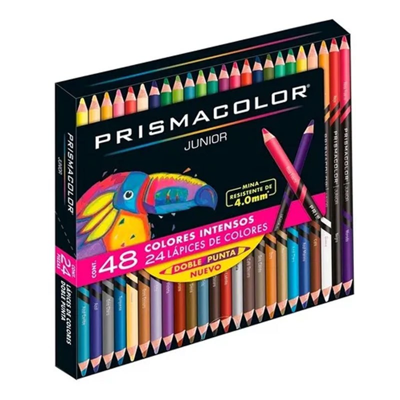 Lapices De Colores Prismacolor Junior Doble Punta 24pz