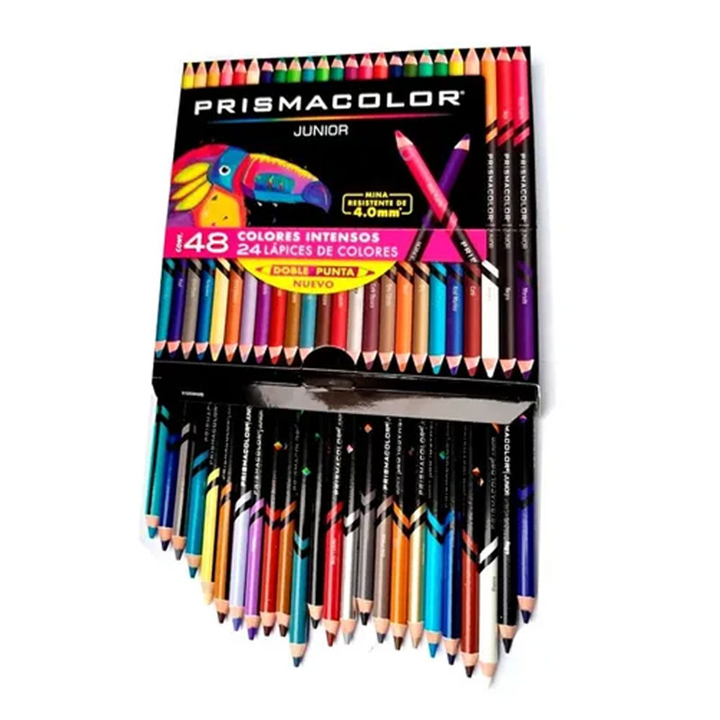 Lapices De Colores Prismacolor Junior Doble Punta 24pz