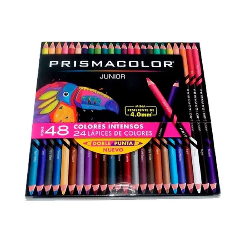Lapices De Colores Prismacolor Junior Doble Punta 24pz